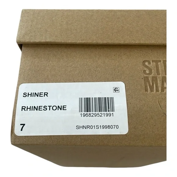 ♥️Steve Madden♥️ Flate Rhinestone mules/Loafers size (7) - Picture 8 of 9